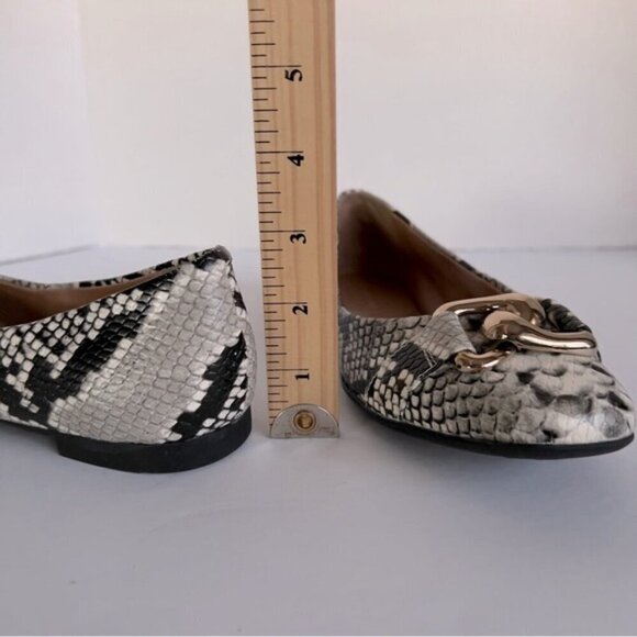 Aerosoles - Snake Pattern Ballet Flat Slip On - Multi Natural Snake. Size: 6 US. - Picture 13 of 15